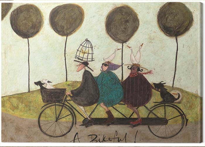 Принти на полотні Sam Toft - A Bikeful!