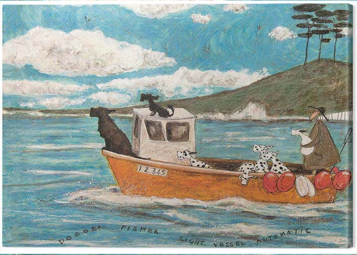 Принти на полотні Sam Toft - Dogger, Fisher, Light Vessel Automatic