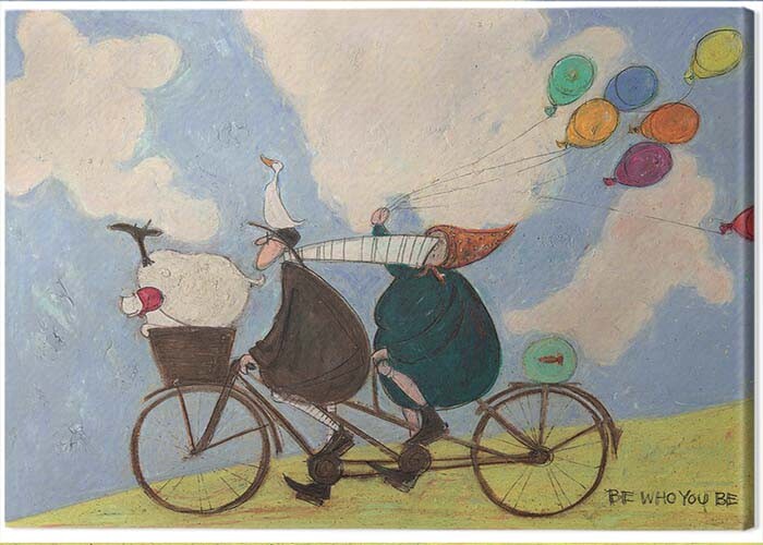Quadro em tela Sam Toft - Be Who You Be