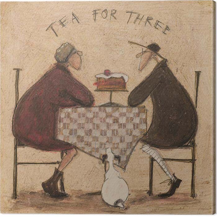 Quadro em tela Sam Toft - Tea For Three