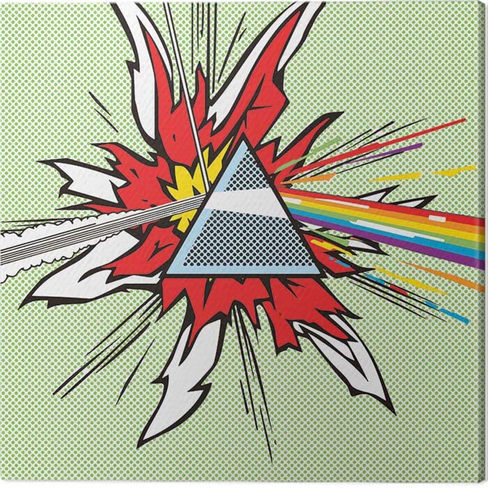 Εκτύπωση καμβά Pink Floyd - Dark Side of the Moon Pop Art
