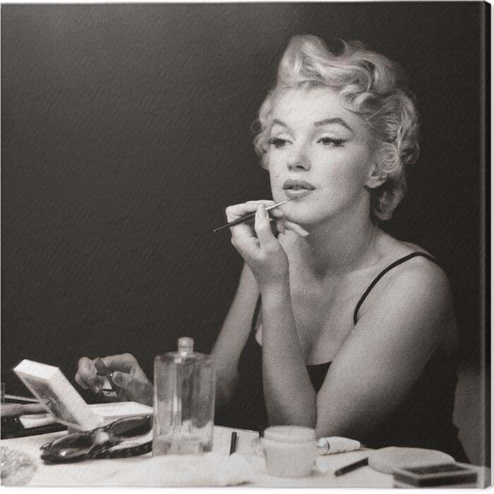 Canvas Print Marilyn Monroe - Preparation