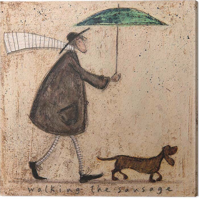 Canvas-taulu Sam Toft - Walking the Sausage