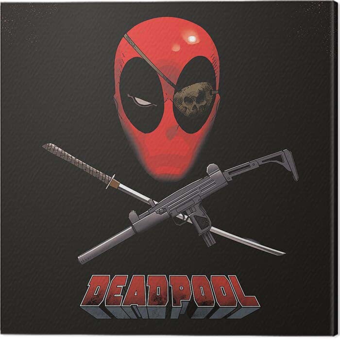Quadro em tela Deadpool - Eye Patch