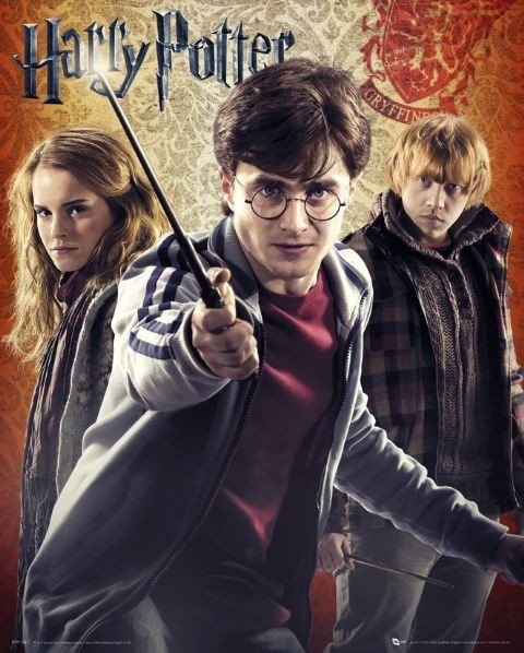 Плакат HARRY POTTER 7 - trio