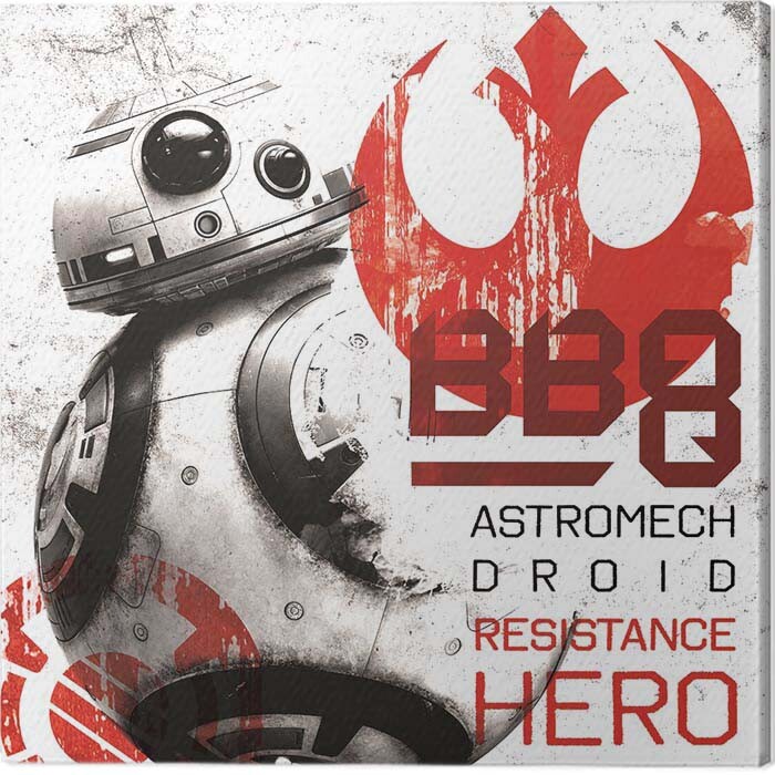 Принти на полотні Star Wars The Last Jedi - BB - 8 Resistance Hero