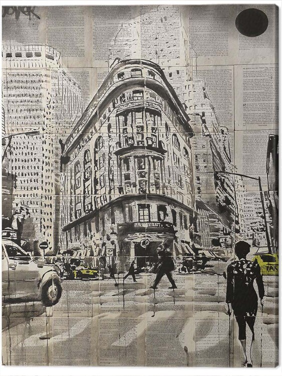 Принти на полотні Loui Jover - Midtown Walk