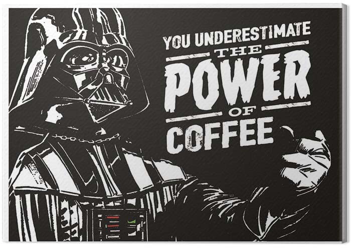 Принти на полотні Star Wars - The Power Of Coffee