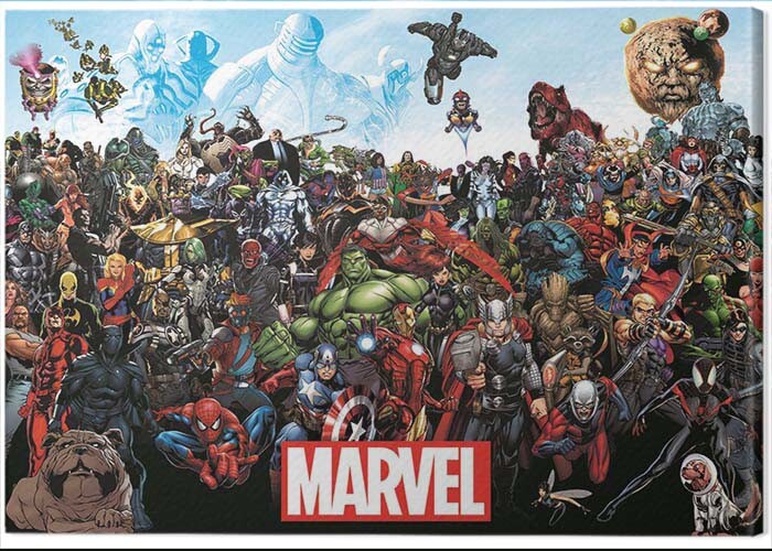Canvas Print Marvel - Universe