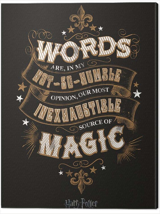 Принти на полотні Harry Potter - Words