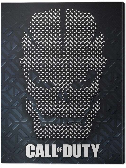 Принти на полотні Call of Duty - Scale Armor Skull