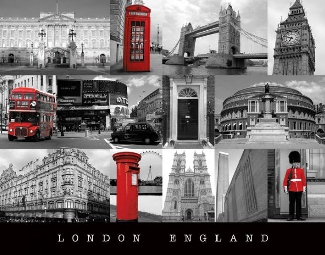 Плакат Londýn - england