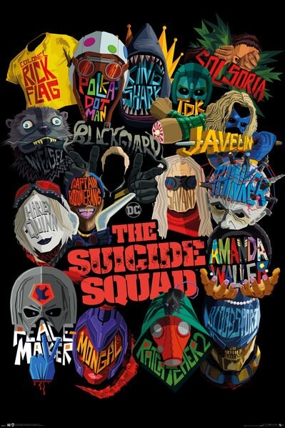 Плакат The Suicide Squad - Icons