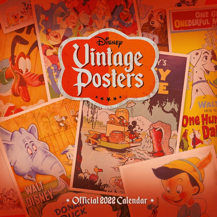 Ημερολόγιο 2027 Disney - Vintage Posters