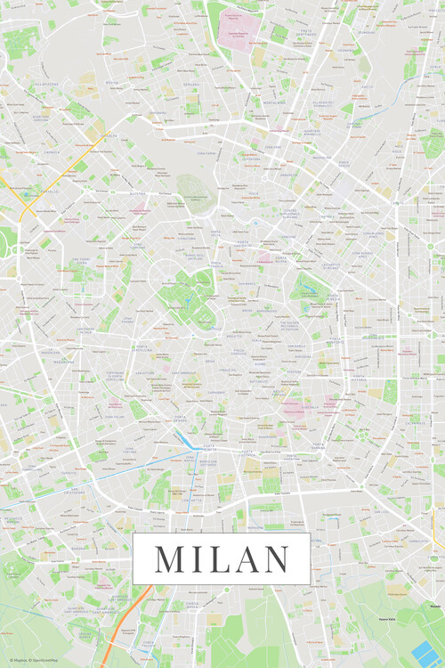 Плакат Milan color