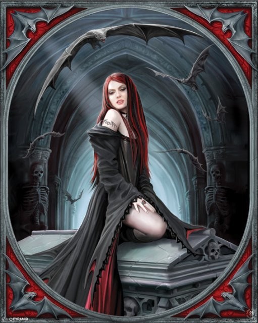 Poster ANNE STOKES - await