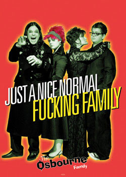 Плакат the Osbournes - normal family
