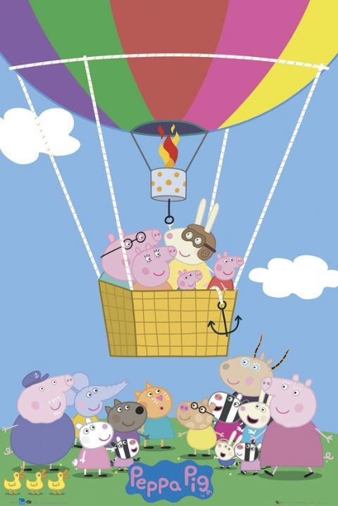Плакат PEPPA PIG - balloon
