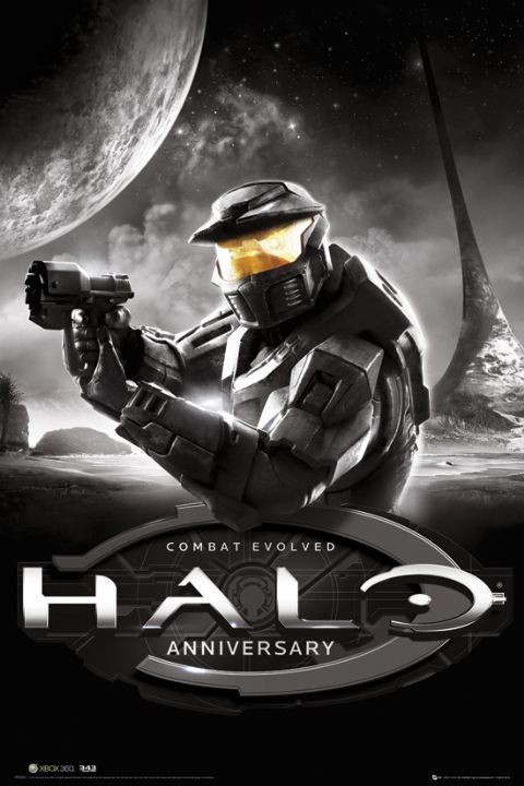 Плакат Halo - anniversary