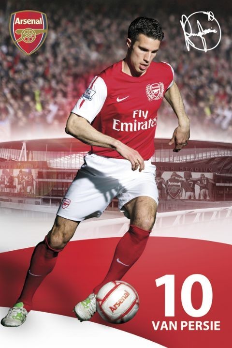 Плакат Arsenal - van persie 2011/2012