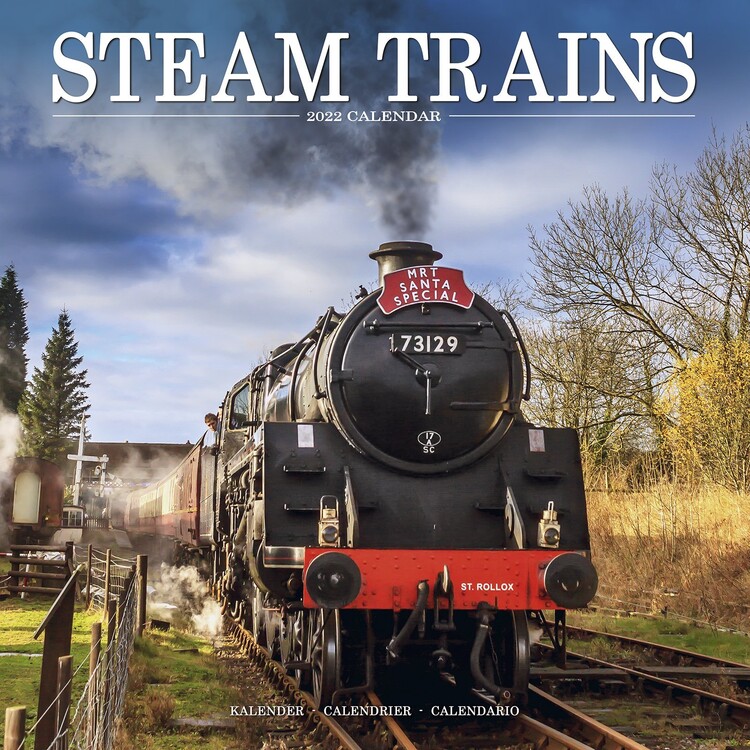 Календар 2027 Steam Trains
