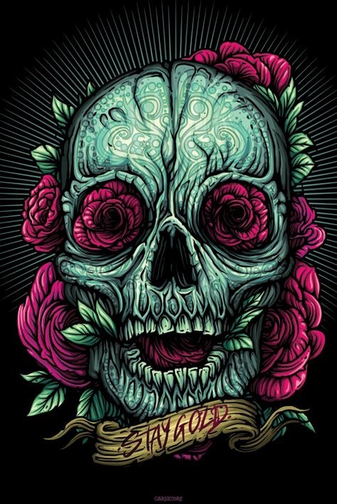 Плакат Cardxcore - stay gold/dan mumford