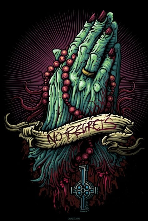 Плакат Cardxcore - no regrets/dan mumford