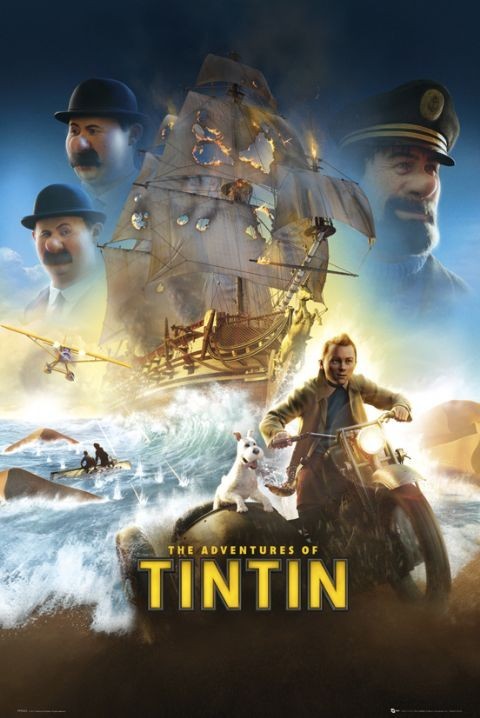 Poster TINTIN - one sheet