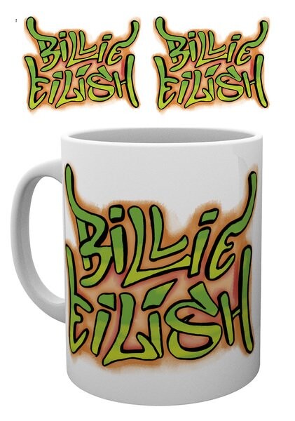 Caneca Billie Eilish - Graffiti (Bravado)