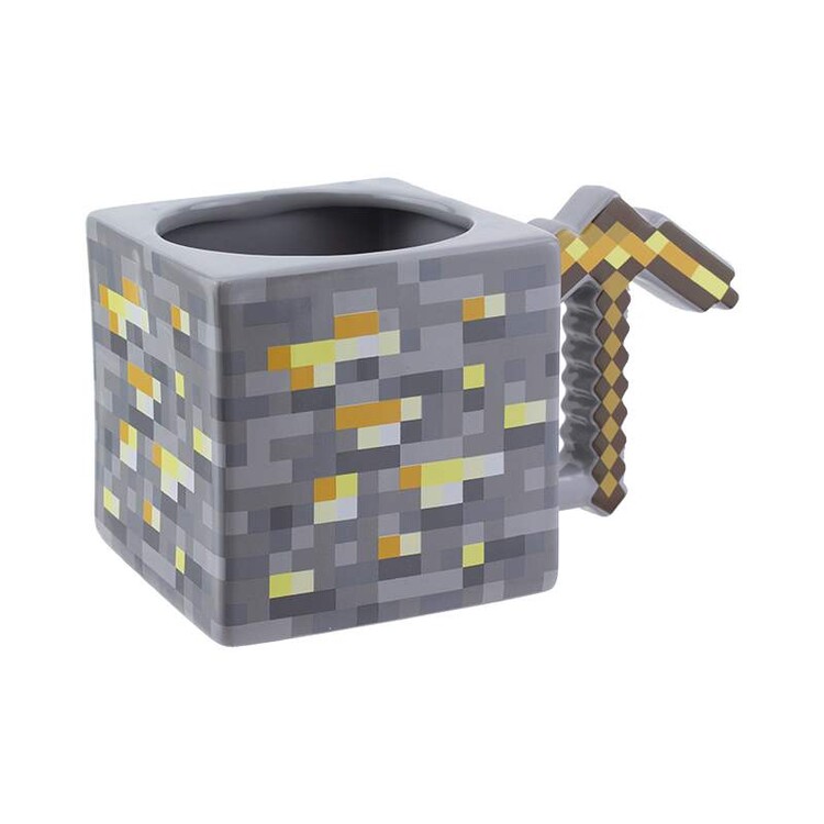 Caneca Minecraft - Gold Pickaxe
