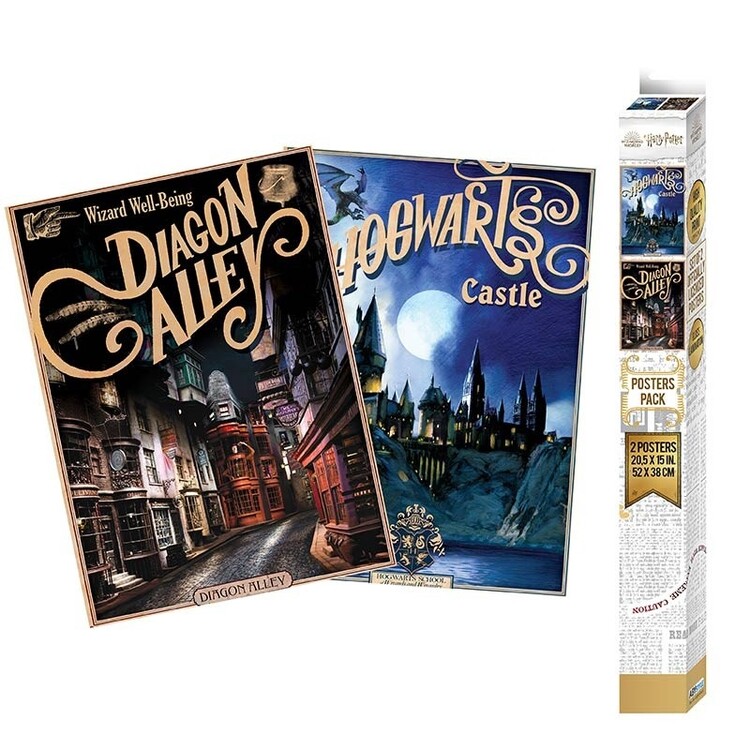 Σετ δώρου Harry Potter - Retro Hogwarts & Diagon Alley