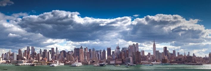 Плакат New York - Manhattan skyline