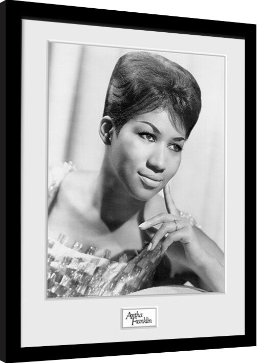 Framed poster Aretha Franklin - Portrait