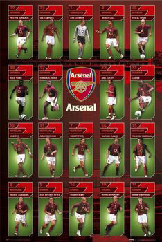 Плакат Arsenal - squad profiles 05/06