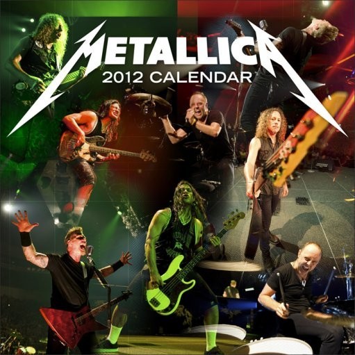 Календар 2027 Calendar 2012 - METALLICA