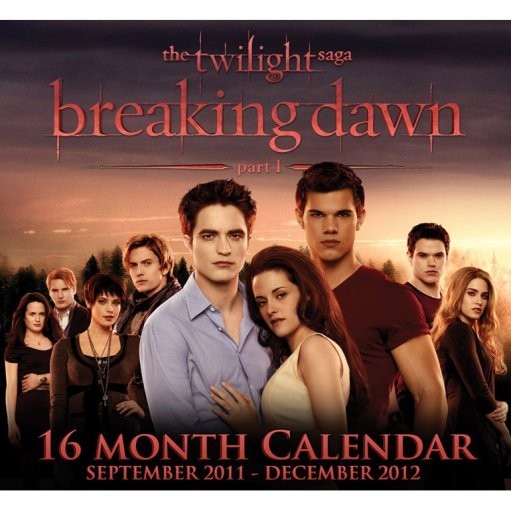 Calendar 2027 Calendar 2012 - TWILIGHT BREAKING DAWN