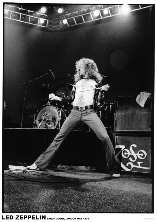 Плакат Rober Plant - Earls Court May 1975
