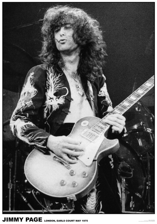 Плакат Jimmy Page - Earls Court May 1975