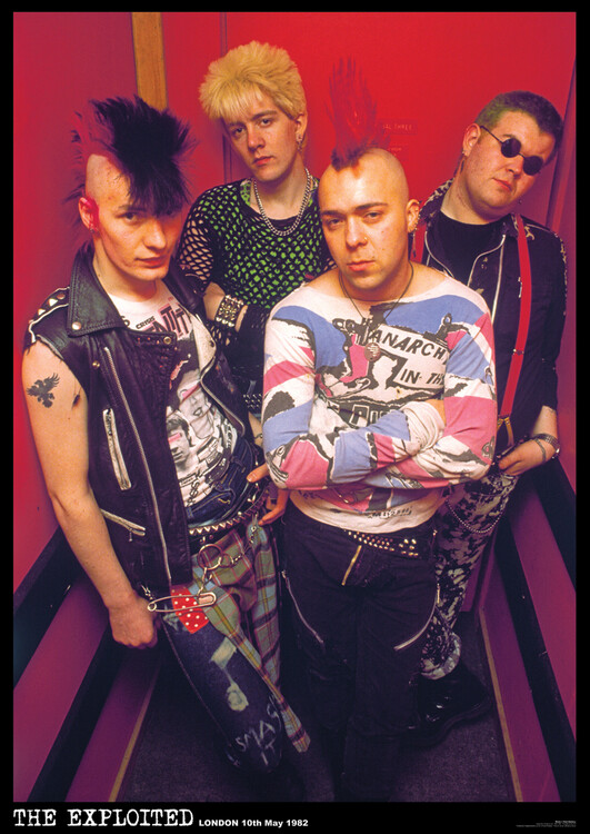 Плакат Exploited - Colour Band