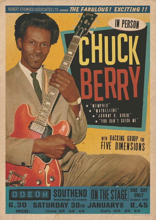 Плакат Chuck Berry at the Odeon - Southend