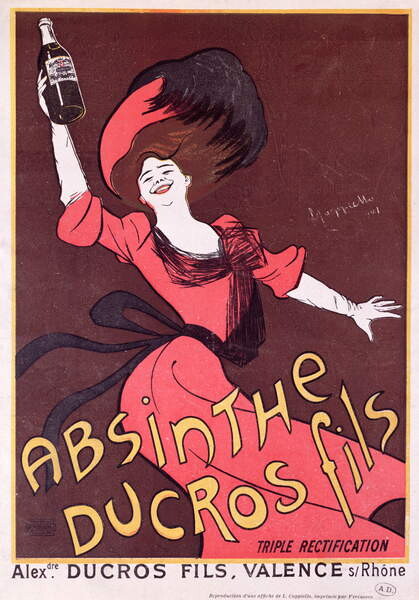 Плакат Advertisement for 'Absinthe Ducros fils', 1901