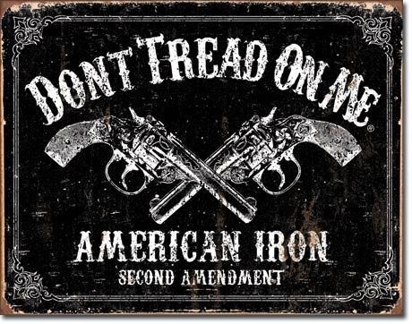 Μεταλλική πινακίδα DTOM - american iron