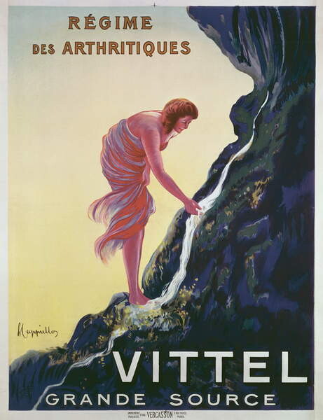 Плакат Advertisement for Vittel Grande Source, 1911