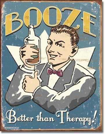Μεταλλική πινακίδα SCHONBERG - booze therapy