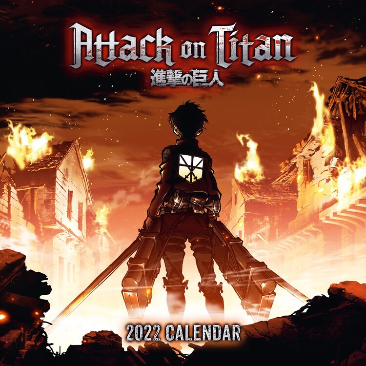 Calendário 2027 Attack on Titan