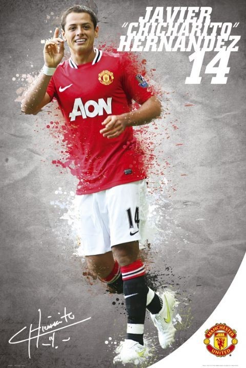 Плакат Manchester United - hernandez