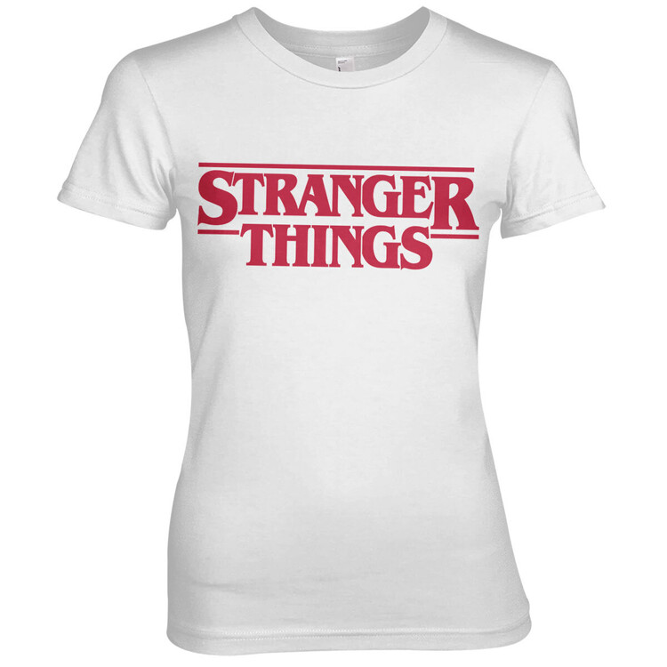 Тениска White - Stranger Things - Logo