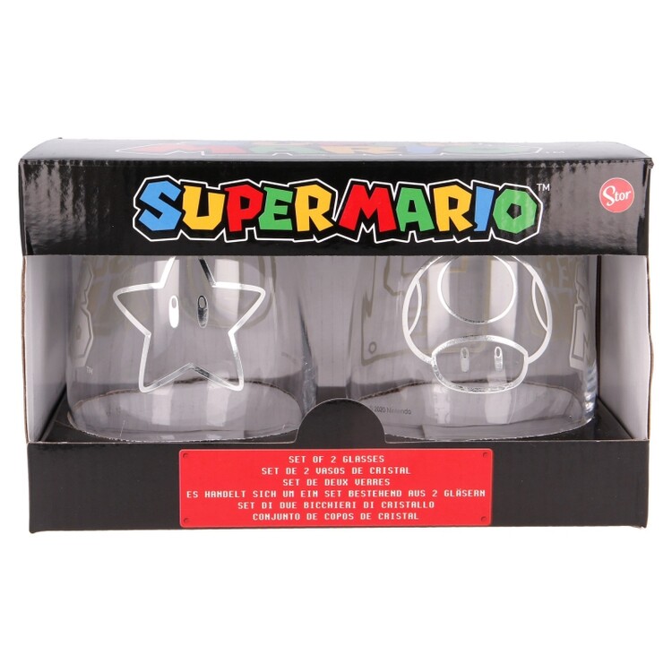 Glass Super Mario