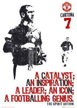 Αφίσα Manchester United - cantona catalyst