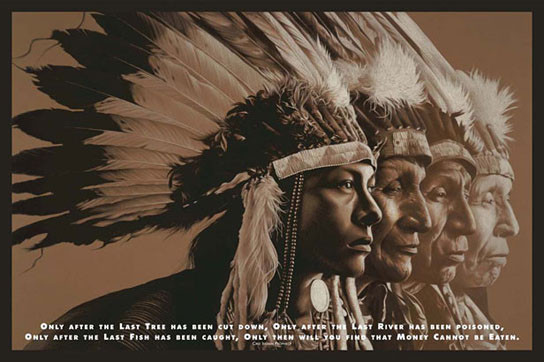 Плакат NATIVE WISDOM